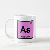 As - Aesthetics Philosophy Chemistry Symbol Koffiemok (Links)