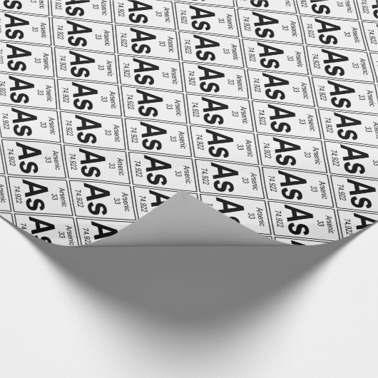 As - Arseen Cadeaupapier (Hoek)