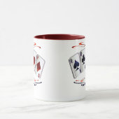 As avec la tasse de conception (Centre)