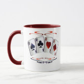 As avec la tasse de conception (Gauche)