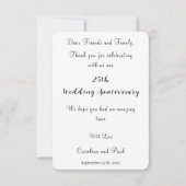 As de cœur brillant et noir pailleté Merci (Dos)