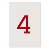 As de cœur carte - Table numéro d'initiales (Dos)