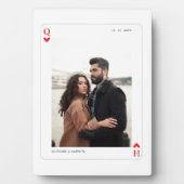 As de cœur | Plaque photo de couple (Devant)