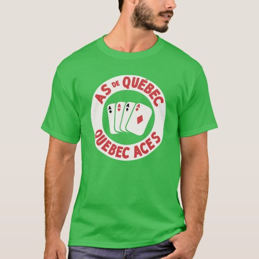 As de Québec T-shirt (Voorkant)