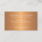 as en bouillon, van glansglas visitekaartje (Achterkant)