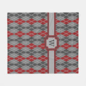 As en sintels Argyle fleece deken (Voorkant (Horizontaal))