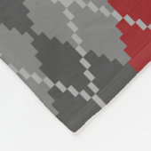 As en sintels Argyle fleece deken (Hoek)