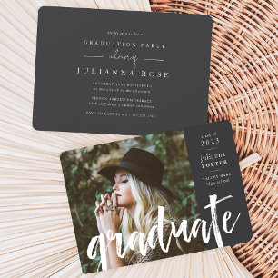 As Gesetste overlay Graduation Party Kaart