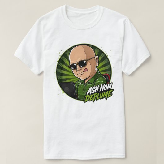 As Nom DePlume Basic T-shirt (Design voorkant)