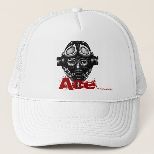 As pilote dans la conception de casquette de (Devant)