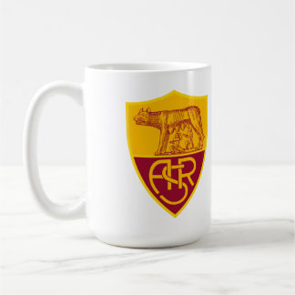 AS Roma Shield Vinyl Sticker – Maroon & Gold Footb Koffiemok
