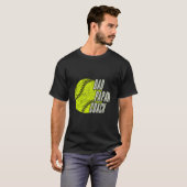 As Softball Dad Papaw Coach T-shirt (Voorkant volledig)