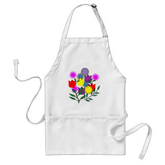 AS- Spring Floral Bouquet Apron Standaard Schort