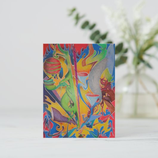 As the world turns briefkaart (Staand voorkant)