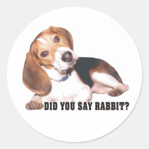 As-tu dit Rabbit ? Stickers beagles