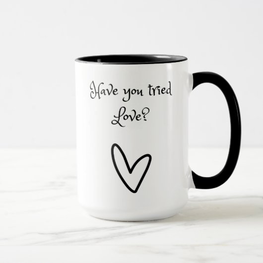 As-Tu Essayé De Tendre Amour Mug ? (Droite)