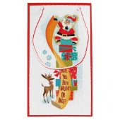 As-Tu Été Mauvais Ou Sympa ? Sac cadeau père Noël (Dos)