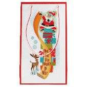 As-Tu Été Mauvais Ou Sympa ? Sac cadeau père Noël (Devant)