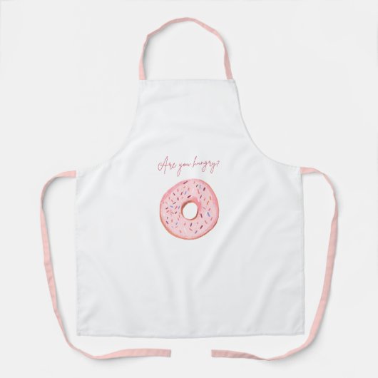 "As-tu faim ?" Beau tablier 🍩 💞 (Recto)