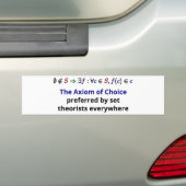 As van Keuze Bumpersticker (Op auto)