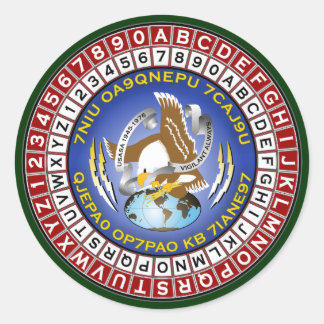 ASA Cijferwiel 1 Ronde Sticker