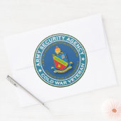 ASA DLI2 s Ronde Sticker (Envelop)