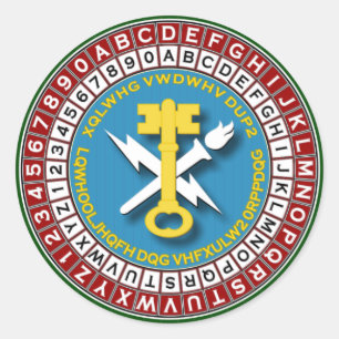 ASA INSCOM 2s Ronde Sticker