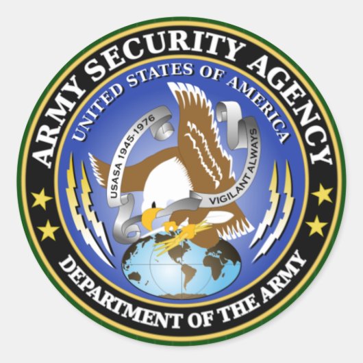 ASA Sobs Ronde Sticker (Voorkant)