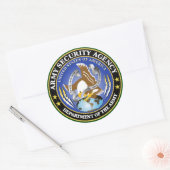 ASA Sobs Ronde Sticker (Envelop)