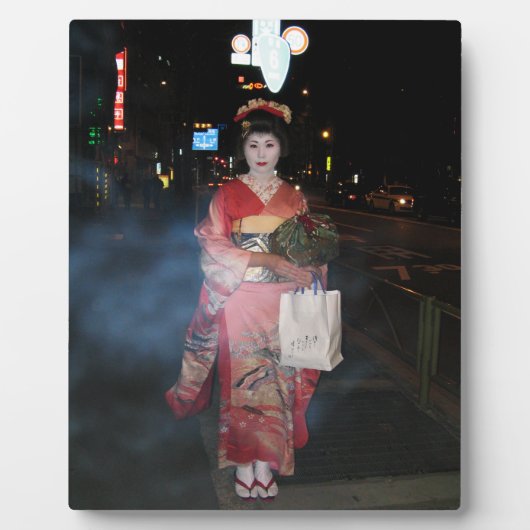 Asakusa Geisha Neo Tokio Fotoplaat (Voorkant)