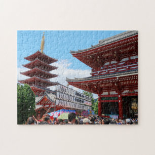 Asakusa Pagoda Sensoji Shinto shrine Tokyo Japan Legpuzzel