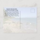 Asan Beach War in Pacific National HP Briefkaart (Achterkant)