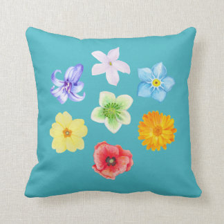 Asana Arts - Seven Flower Chakra & Tulip Cushion Kussen