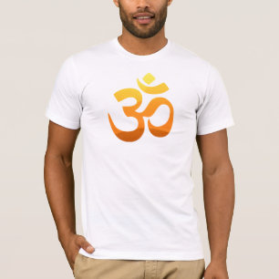 Asana Relax Meditation Yoga Om Mantra Symbol Manne T-shirt