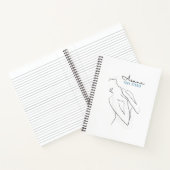 Asana yoga studio notitieboek (Binnen)