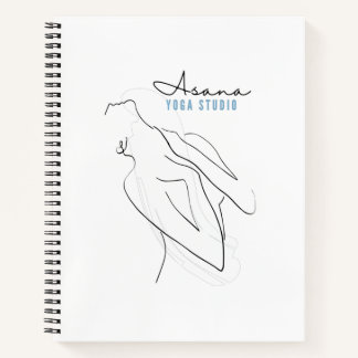 Asana yoga studio notitieboek
