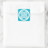 Asano Hawk veren Vierkante Sticker (Tas)