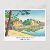 Asano Takeji, Uitzicht van Wakayama Wakanoura art Briefkaart (Voorkant)