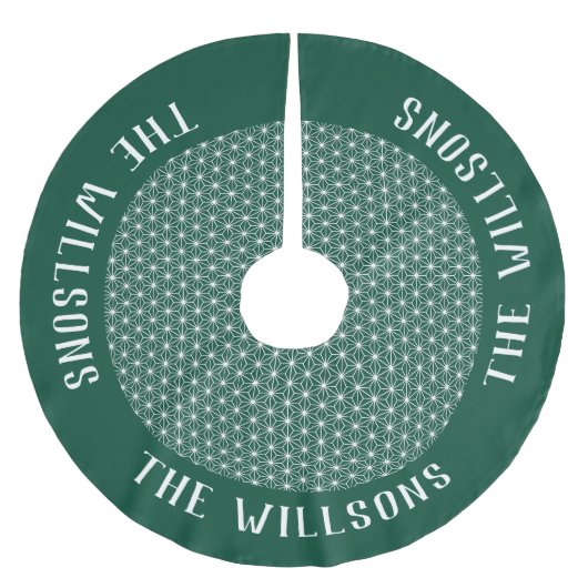 ASANOHA Japans Kimono patroon Kerstboom Rok (Voorkant)