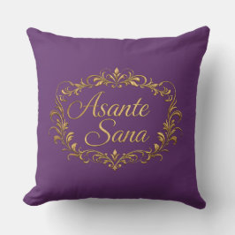 Asante Sana Royal Amethyst & Deep Plum  – Gilded O Kussen
