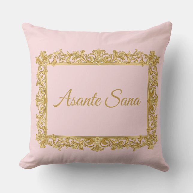 Asante Sana Sunset Rose & Gold – Celestial Flouri  Kussen (Voorkant)