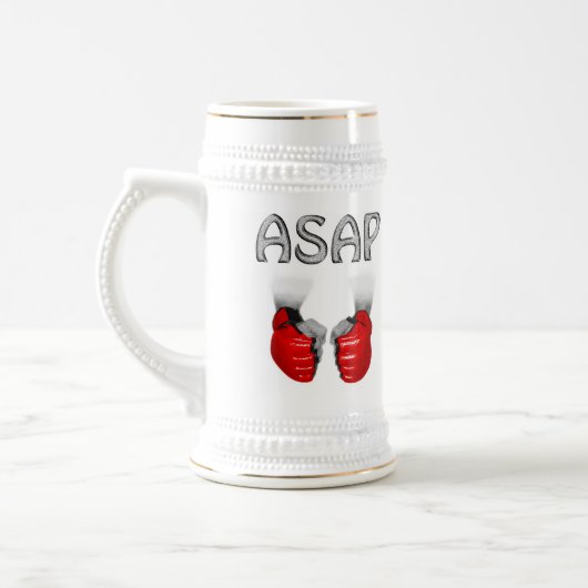 ASAP MMA Ghandschoenen rood Bierpul (Links)