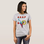 ASAP - T-shirt de base pour femmes (Devant entier)