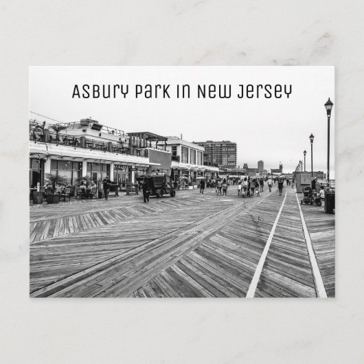 Asbury Park Beach in New Jersey Briefkaart (Voorkant)