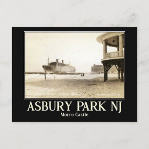Asbury Park, Morro Castle,  Briefkaart