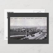 Asbury Park, New Jersey 1910 Briefkaart (Voorkant / Achterkant)