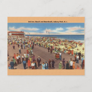 Asbury Park New Jersey Beach Briefkaart