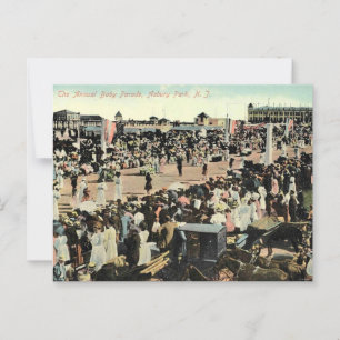 Asbury Park NJ, Baby Parade, 1910s Briefkaart