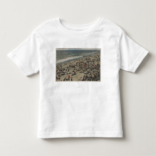 Asbury Park, NJ - Bathing Scene van Boardwalk Kinder Shirts (Voorkant)