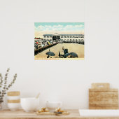 Asbury Park NJ, Boardwalk, Arcade, Poster (Keuken)